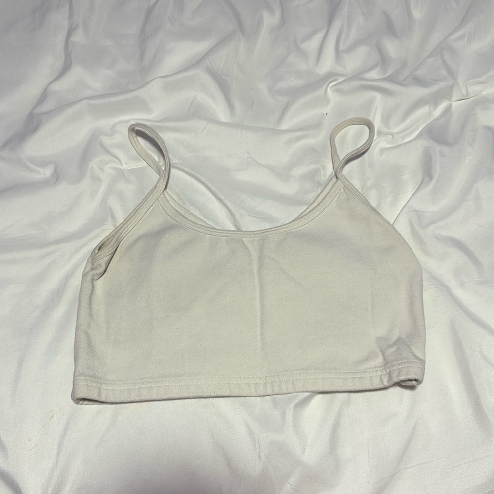 Brandy white crop top